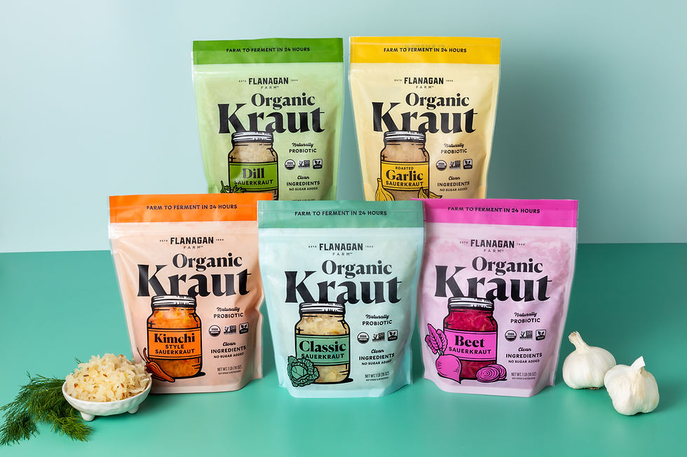 Flanagan Farm unveils five new organic sauerkraut varieties