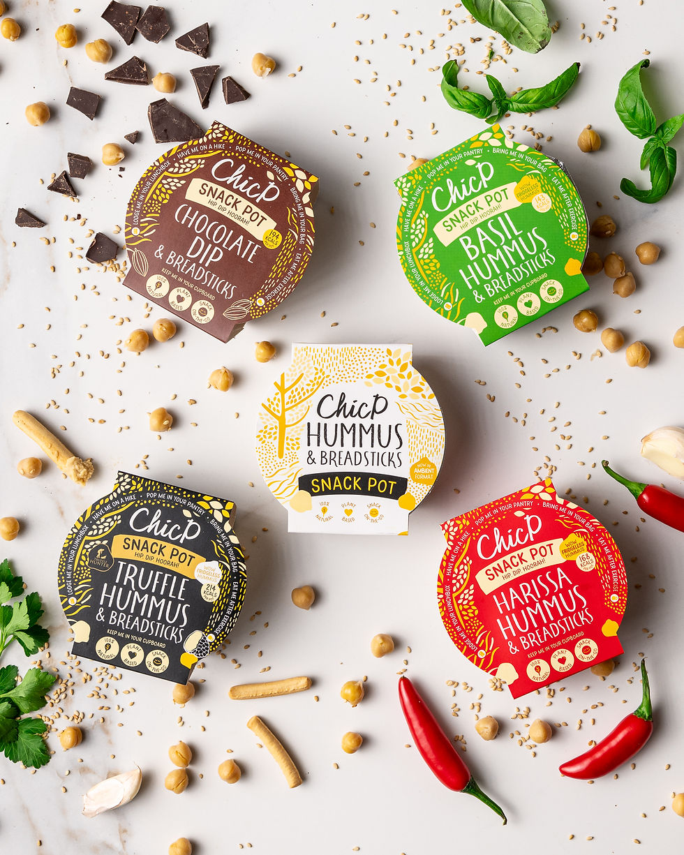 ChicP introduces ambient hummus dip pots