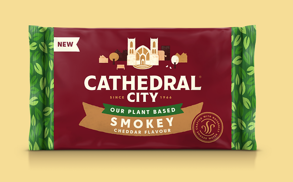 Cathedral City expands plant-based range with smoked cheddar-flavoured block