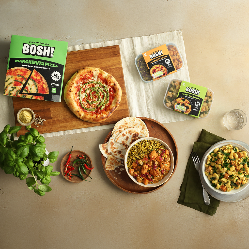 Bosh launches new ready meal and pizza range in Tesco stores across the UK