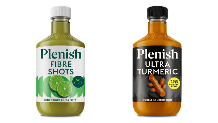 Plenish expands shots range with fibre and turmeric variants