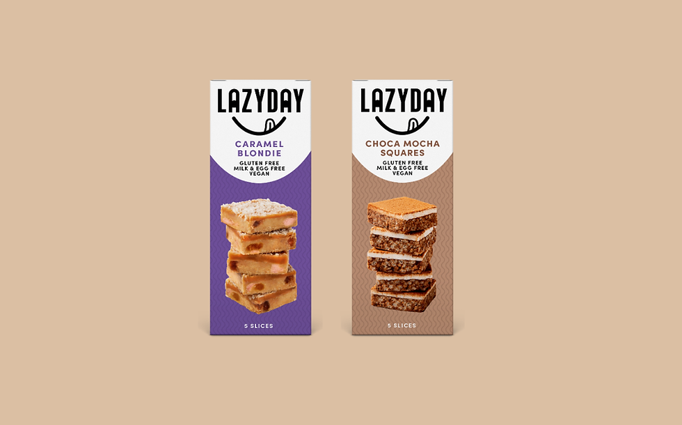 Lazy Day adds new Caramel Blondies and Choca Mocha Squares to free-from bakery range