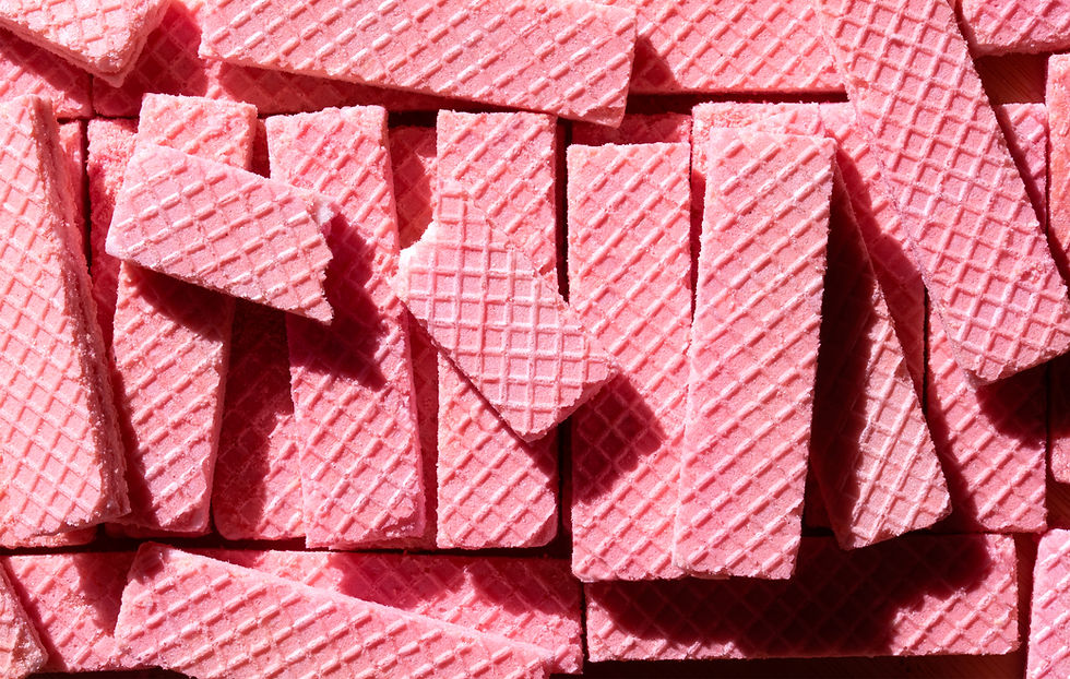 Crave unveils 'UK’s first' gluten-free and vegan pink wafer biscuit