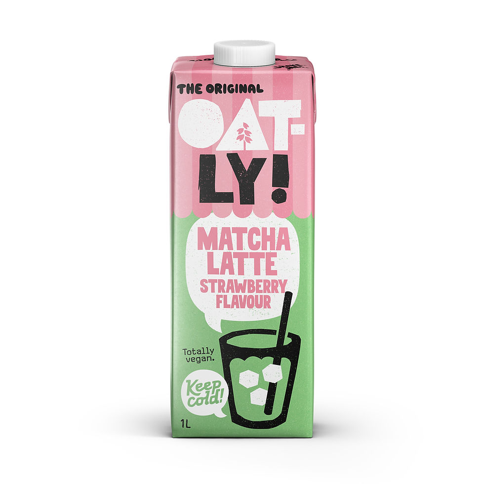 Oatly expands portfolio with Strawberry Matcha Latte