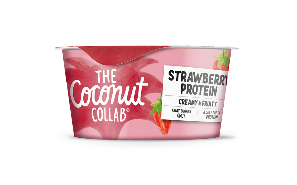 The Coconut Collab introduces new strawberry protein yogurt