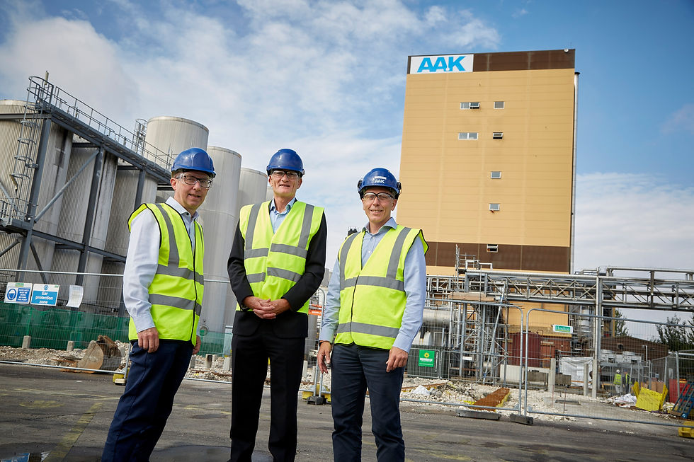 AAK secures £2m to support plant-based oil production in Hull, UK