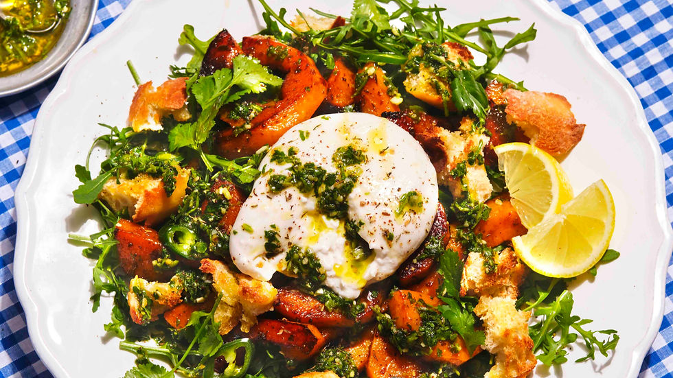 Grubby teams up with Julienne Bruno on Easter recipe featuring vegan burrata alternative