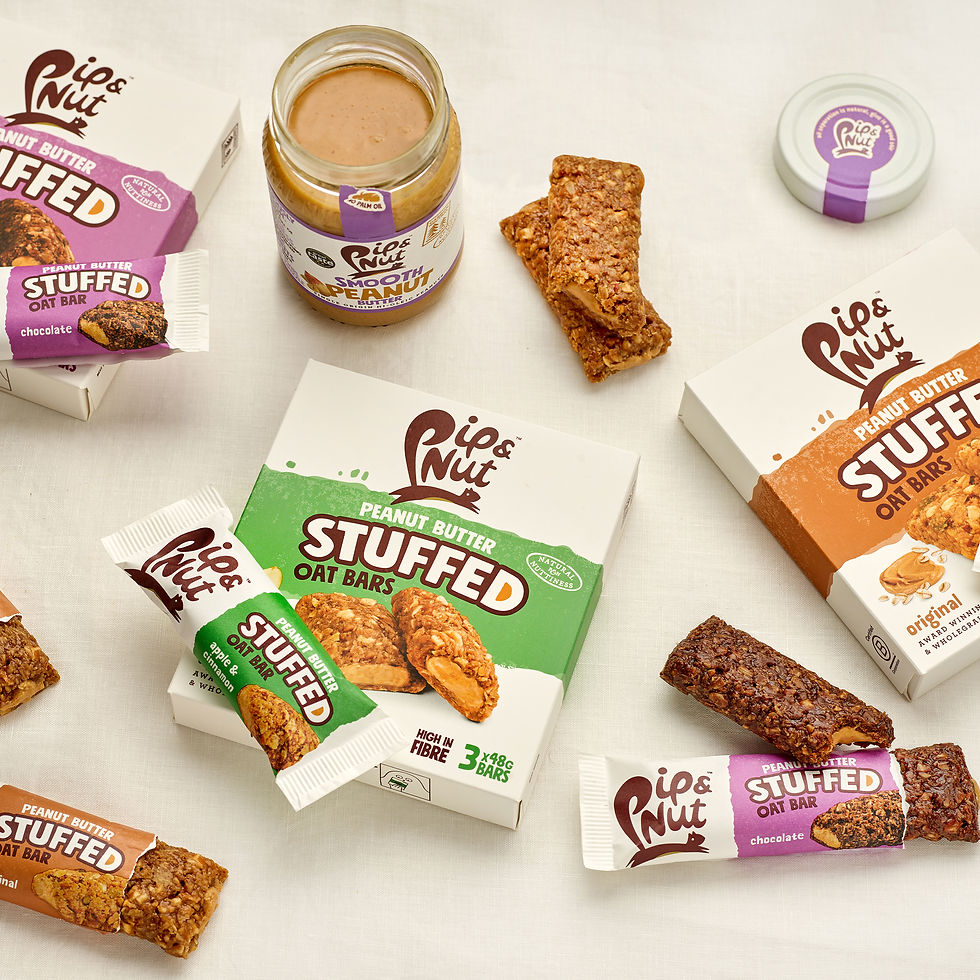 Pip & Nut enters snack category with stuffed oat bars