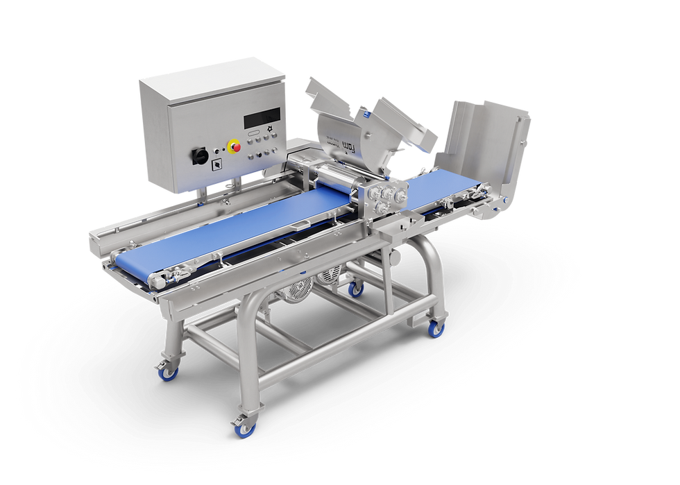 Fam Stumabo presents Yuran Hytec 300 EC cutting machine for meat and alt-proteins