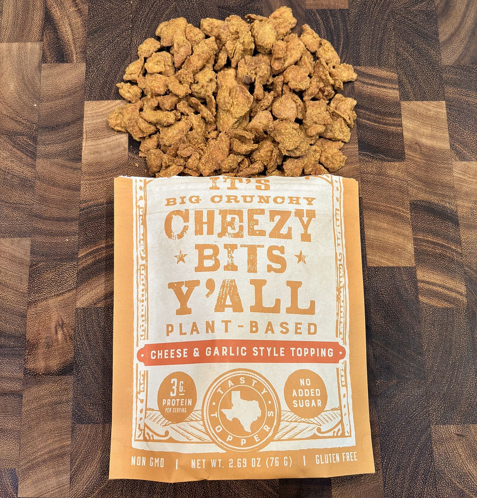 All Y’alls Foods debuts new plant-based cheesy garlic topping