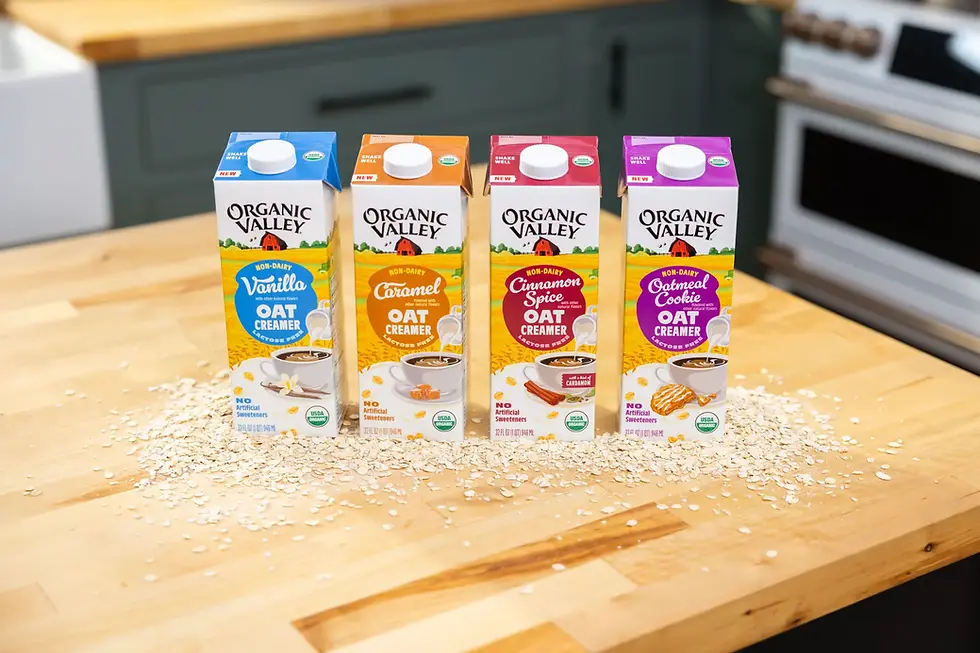 Organic Valley expands into plant-based with new oat creamers