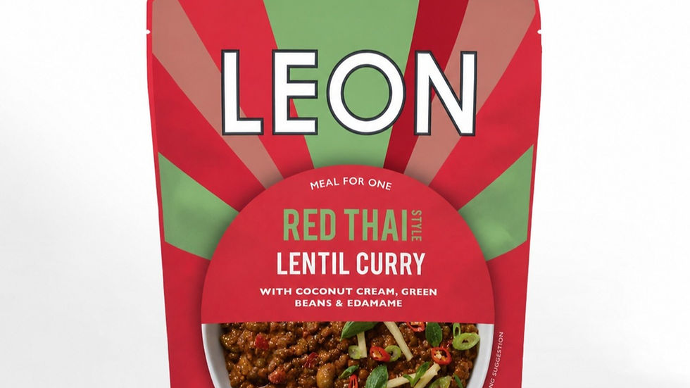 Leon Grocery expands microwaveable pouch range with Red Thai-Style Lentil Curry 