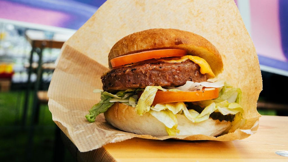 The Green Dairy serves up burgers made from upcycled oat drink residues