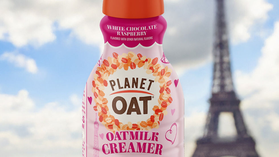 Planet Oat partners with Emily in Paris to launch white chocolate and raspberry creamer