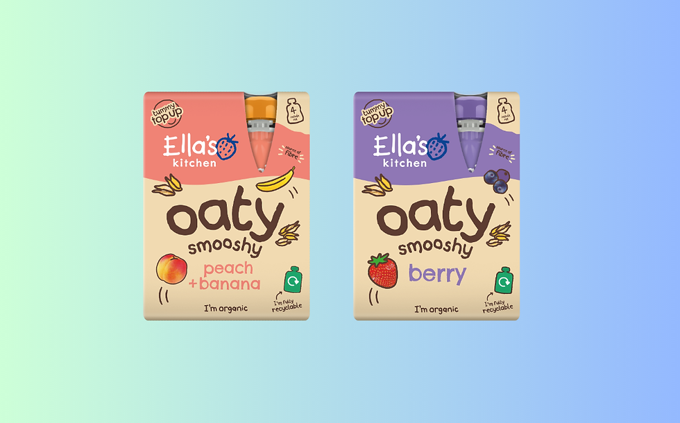 Ella’s Kitchen adds new dairy-free puddings and snacks to children’s nutrition range