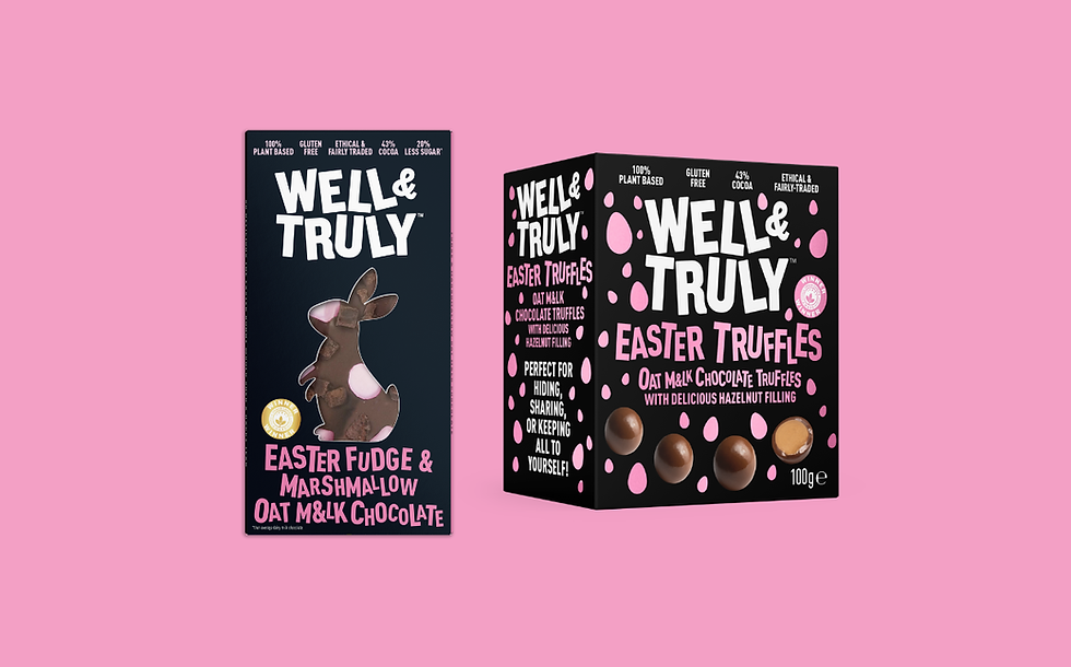 Well&Truly launches Easter oat milk chocolate products in Sainsbury's