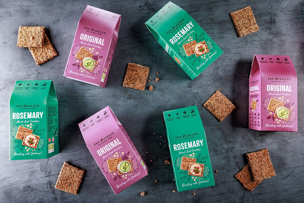 Pep & Lekker brings new functional crackers to market