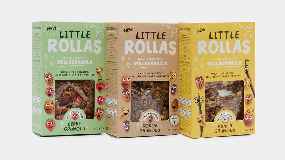 Rollagranola debuts new range for kids, Little Rollas