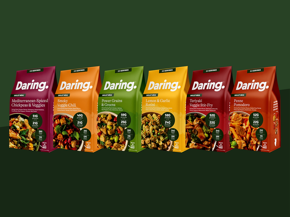 Daring Foods launches high-protein frozen skillet meals in US