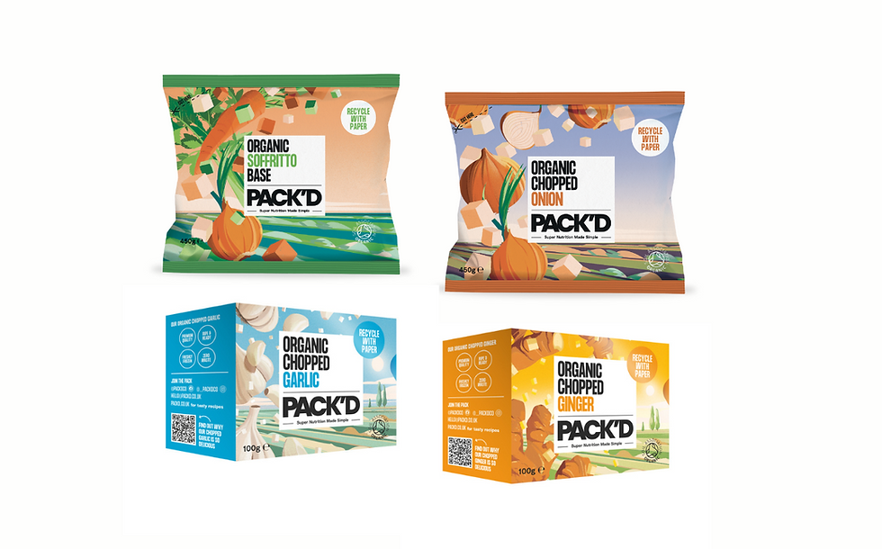 Frozen food brand Pack’d moves into ingredients space with new range