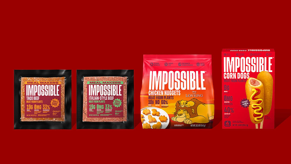 Impossible Foods launches three new lines into retail