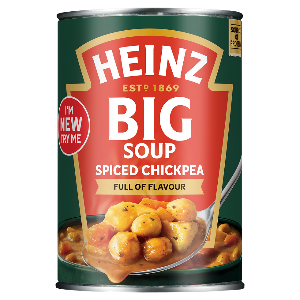 Heinz introduces Spiced Chickpea Big Soup in time for winter