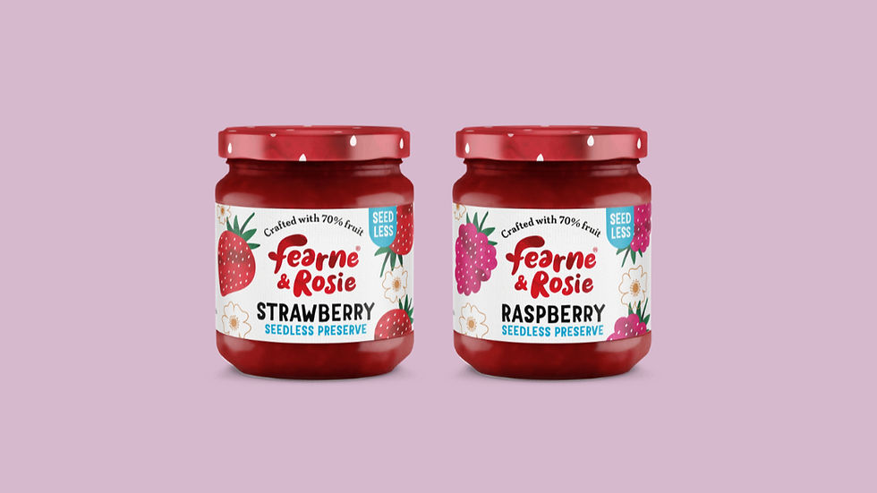Fearne & Rosie adds new seedless preserves to reduced-sugar jam range 