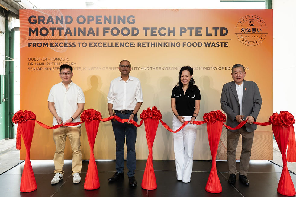 Mottainai Food Tech opens pilot facility in Singapore to upcycle food waste into alt-proteins