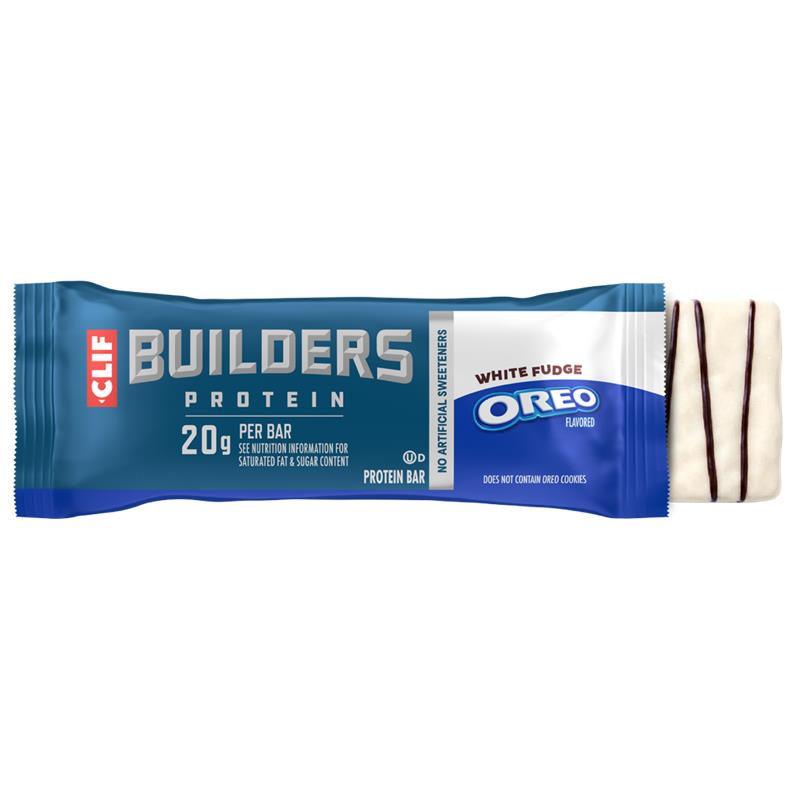 Clif unveils Builders White Fudge Oreo protein bar