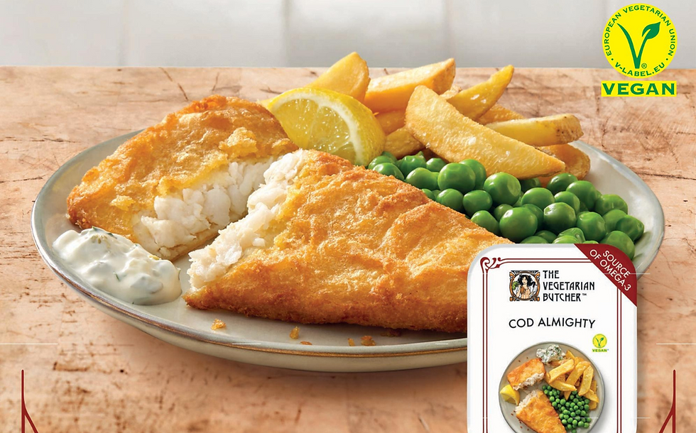 The Vegetarian Butcher launches plant-based fish alternative, Cod Almighty