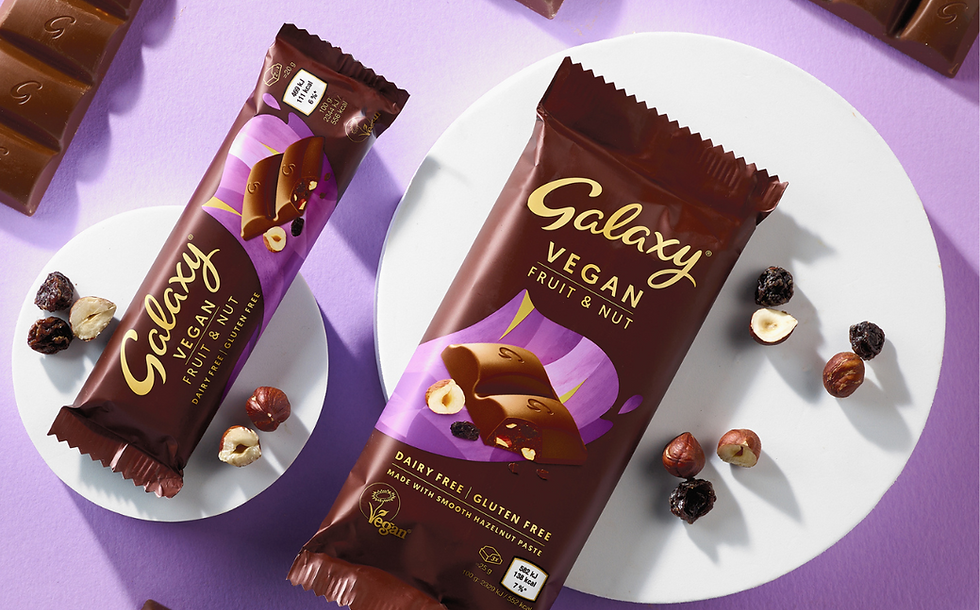 Galaxy unveils new vegan fruit and nut bar