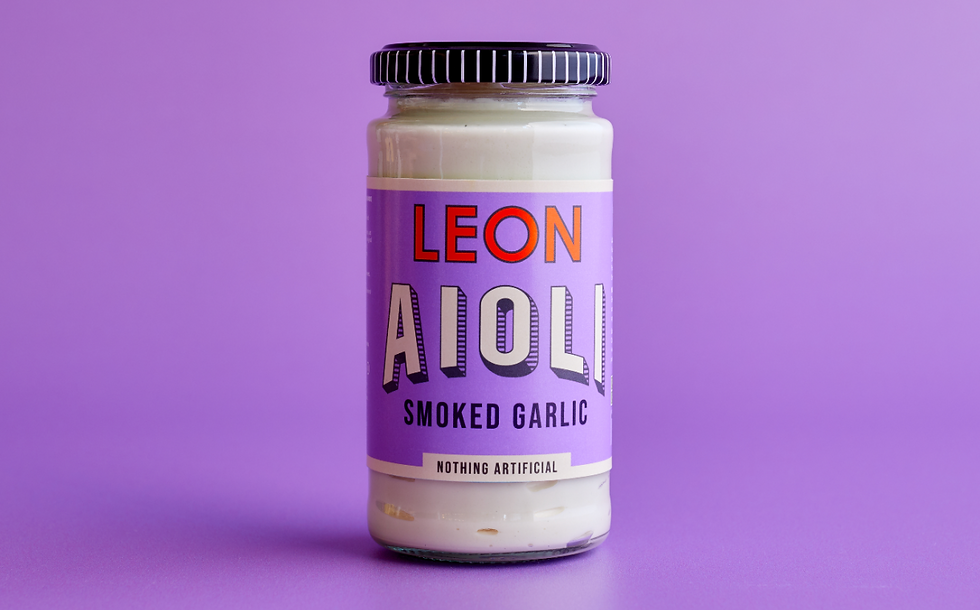Leon launches smoked garlic aioli