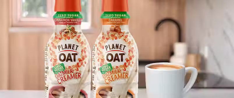 Planet Oat expands into zero-sugar oat milk coffee creamers