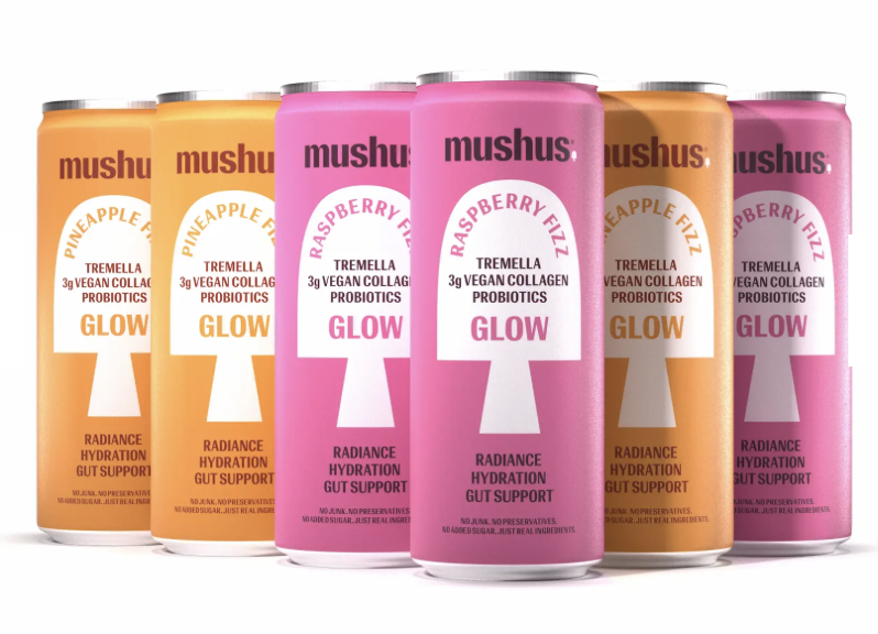Met Foods launches Mushus, a sparkling vegan collagen drink targeting beauty and gut health