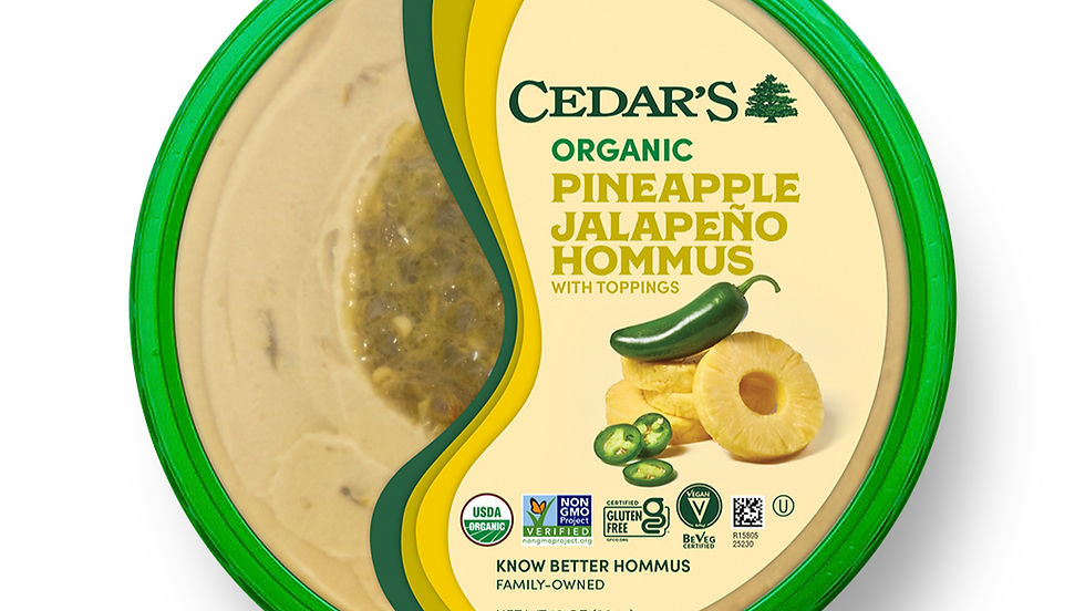 Cedar’s Foods launches limited-edition Pineapple Jalapeño hummus