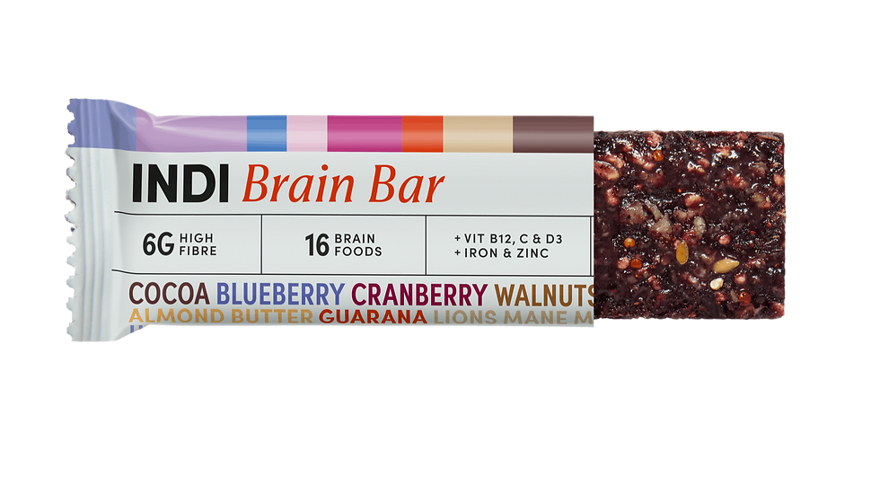 Indi expands functional snacking range with plant-based Brain Bar