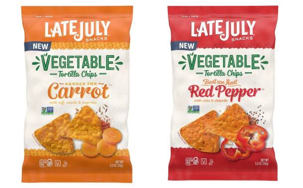 Late July launches new vegetable tortilla chips in US