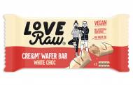 Love Raw launches vegan white chocolate cream wafer bar