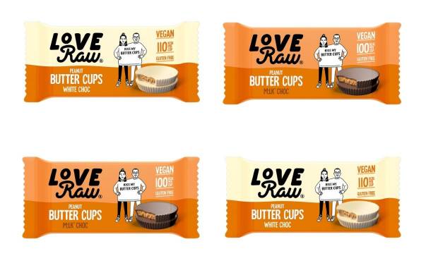 LoveRaw releases new plant-based peanut butter cup varieties