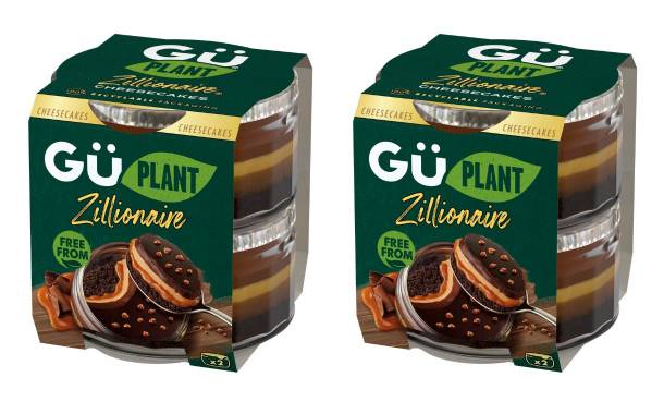 Gü unveils plant-based version of Zillionaire cheesecake