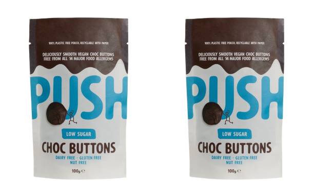 Vegan brand Push Chocolate unveils low-sugar buttons