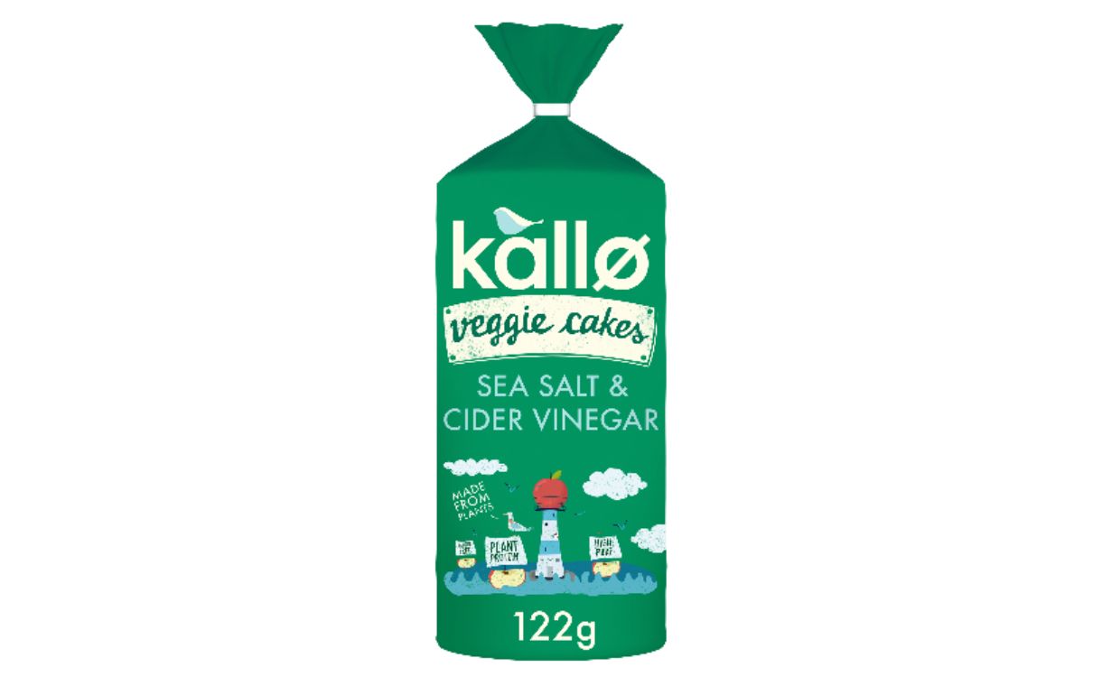 Kallø launches Sea Salt & Cider Vinegar veggie cakes
