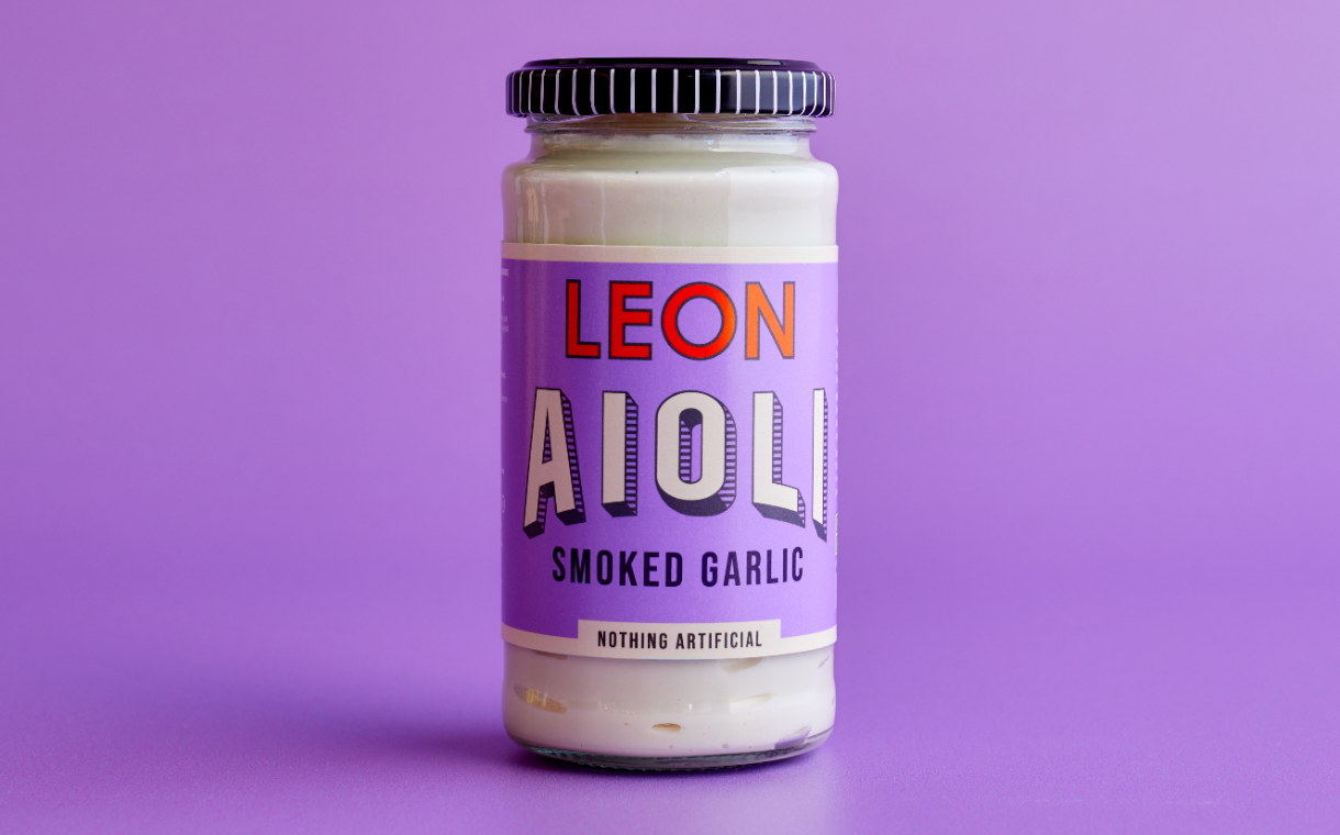 Leon launches smoked garlic aioli