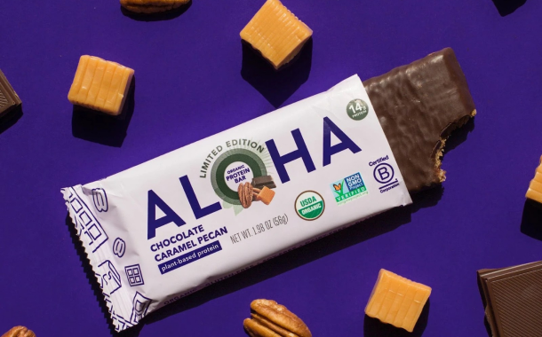 Aloha launches chocolate caramel pecan bar