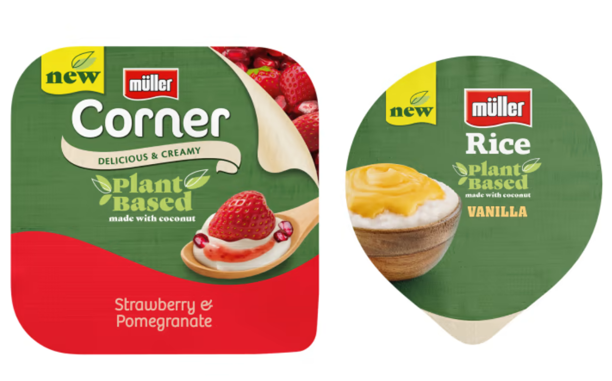 Müller releases first plant-based range in the UK