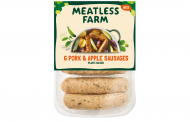 Meatless Farm returns to shelves with ‘Pork & Apple’ sausage