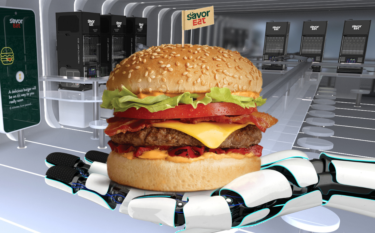 SavorEat and Sodexo debut plant-based Robot Chef in the US market