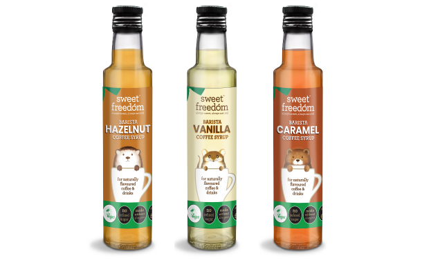 Sweet Freedom launches barista coffee syrups