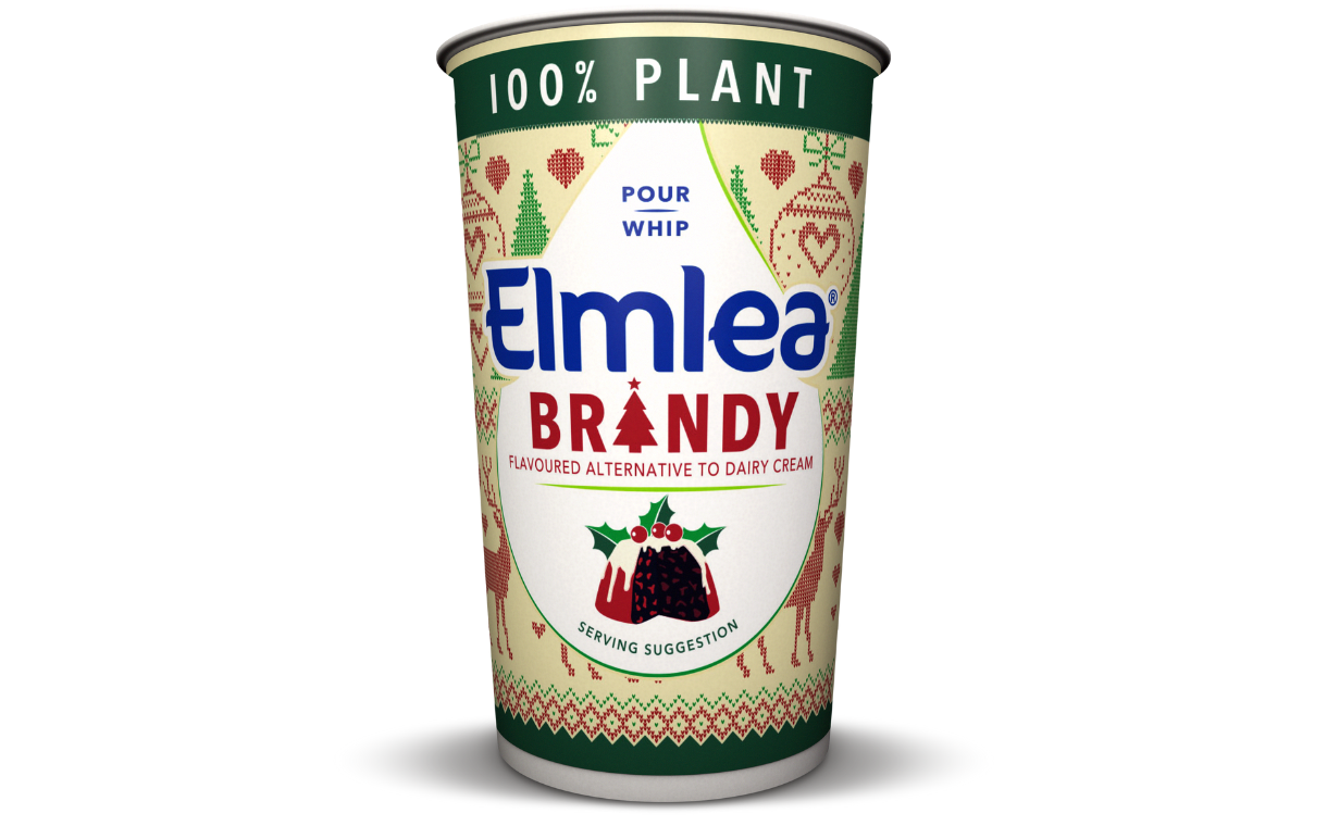 Elmlea launches brandy-flavoured plant-based cream