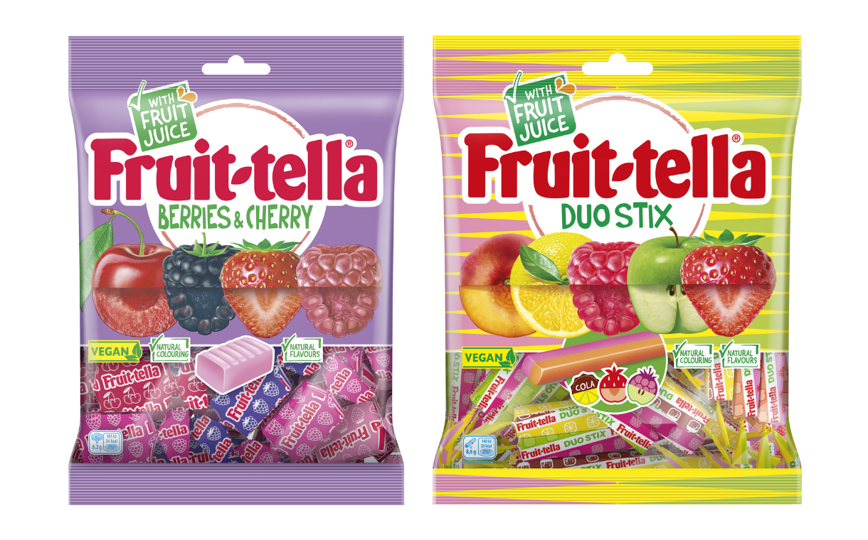 Fruittella has launched a new line of gelatine-free vegan sweets